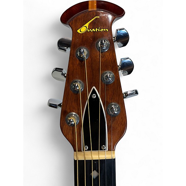 Used Ovation 1614 4 Natural Acoustic Electric Guitar