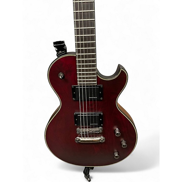 Used Schecter Guitar Research Blackjack ATX Solo-II Red Solid Body Electric Guitar