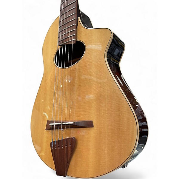 Used Veillette Flyer Natural Acoustic Electric Guitar