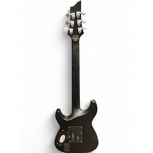 Used Schecter Guitar Research Damien Platinum 6 Floyd Rose Flat Black Solid Body Electric Guitar