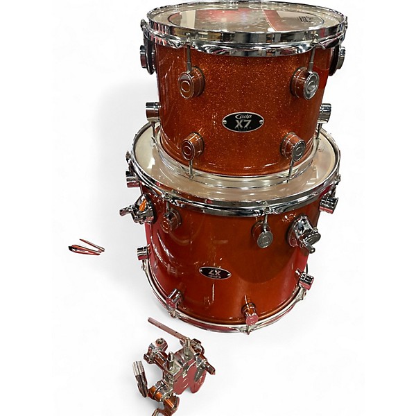 Used PDP by DW 3 Piece X7  Orange Drum Kit