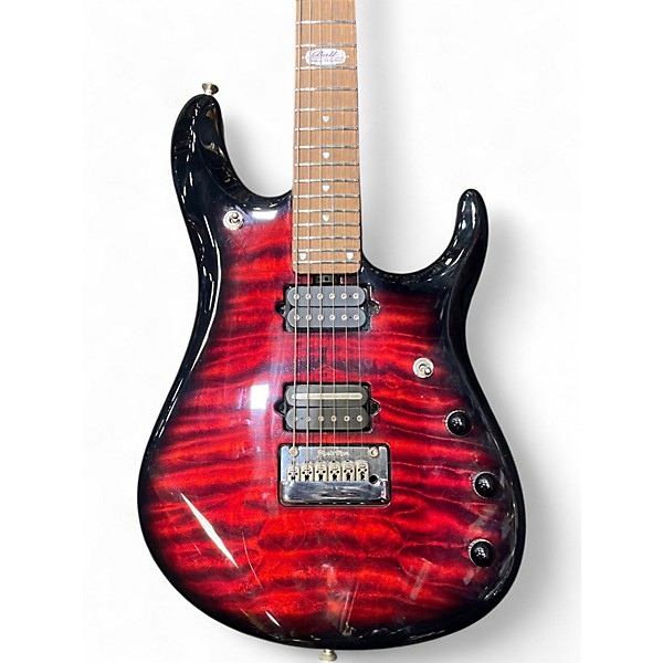 Used Ernie Ball Music Man JP6 John Petrucci Signature sanguine red Solid Body Electric Guitar