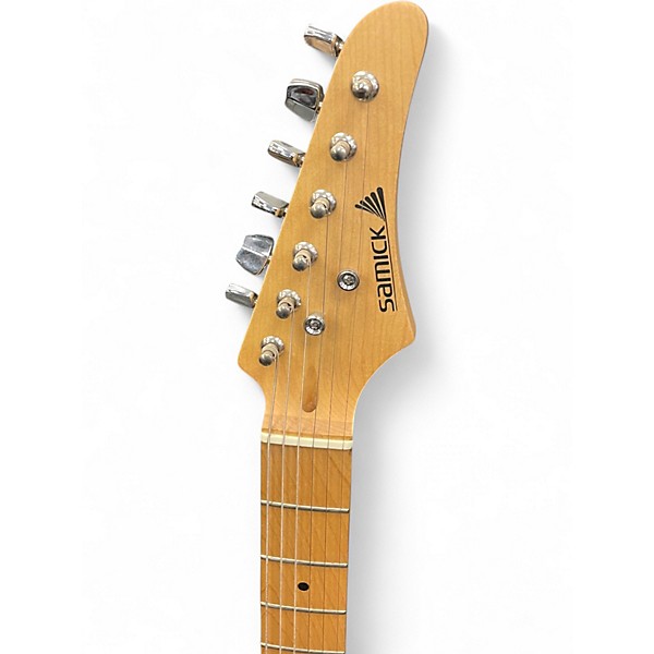 Used Samick DS-100BK Black Solid Body Electric Guitar