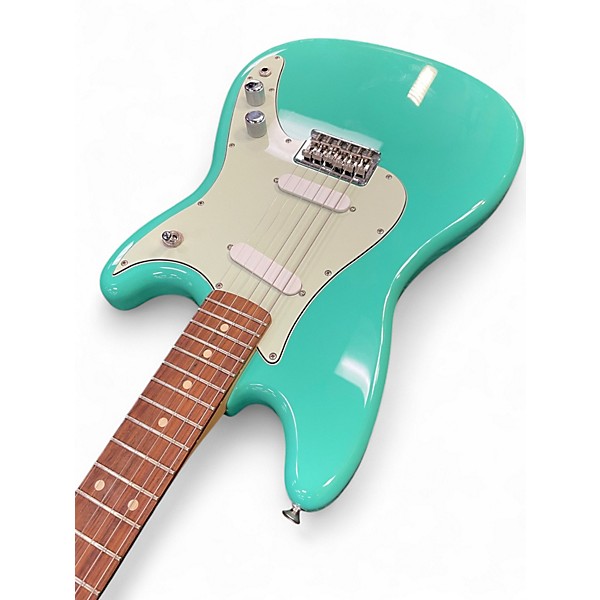 Used Fender Duo Sonic Seafoam Green Solid Body Electric Guitar