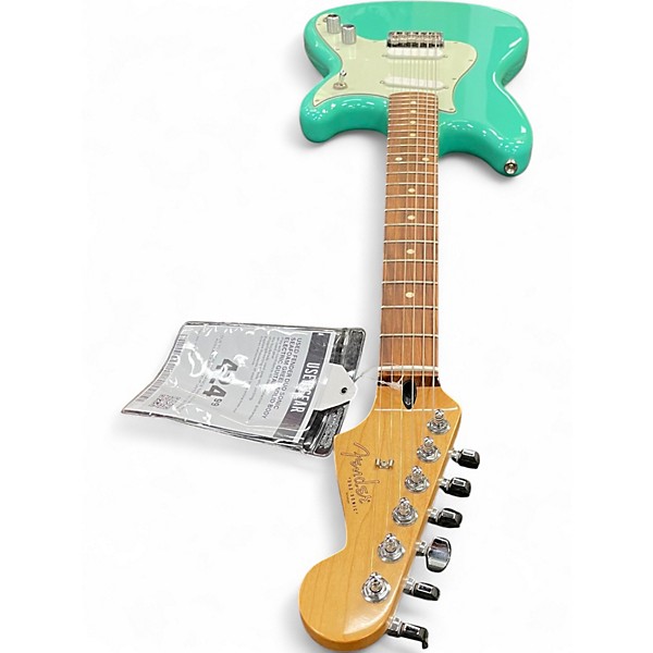 Used Fender Duo Sonic Seafoam Green Solid Body Electric Guitar