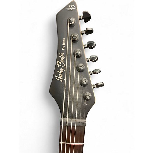 Used Harley Benton AMAROCK 6 BT BLACK Solid Body Electric Guitar