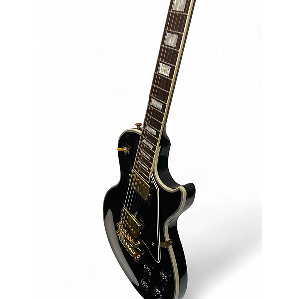 Used 2014 Gibson Les Paul Custom Lite Black Solid Body Electric Guitar