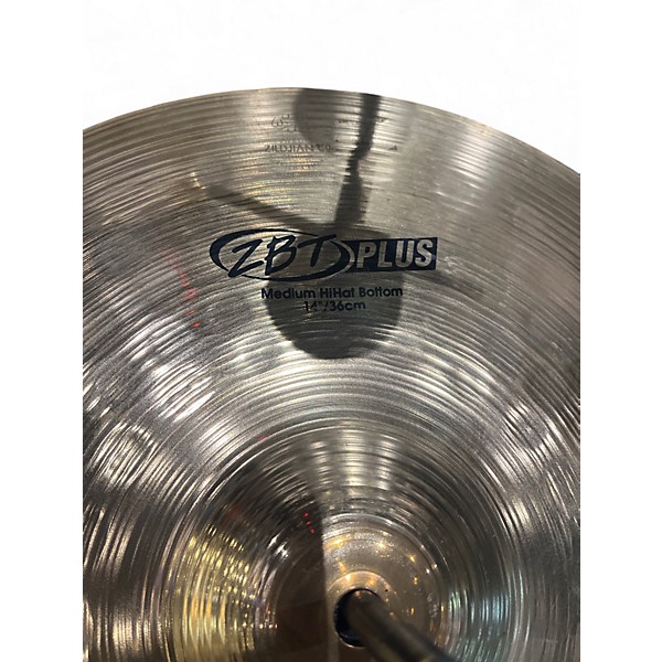 Used Zildjian 14in ZBT Plus Rock Hi Hats Pair Cymbal