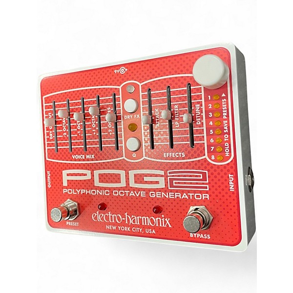 Used Electro-Harmonix Pog2 Polyphonic Octave Generator Effect Pedal