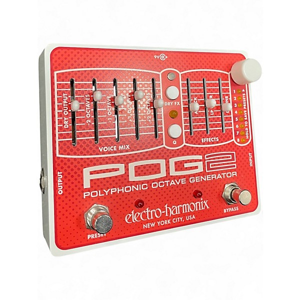 Used Electro-Harmonix Pog2 Polyphonic Octave Generator Effect Pedal