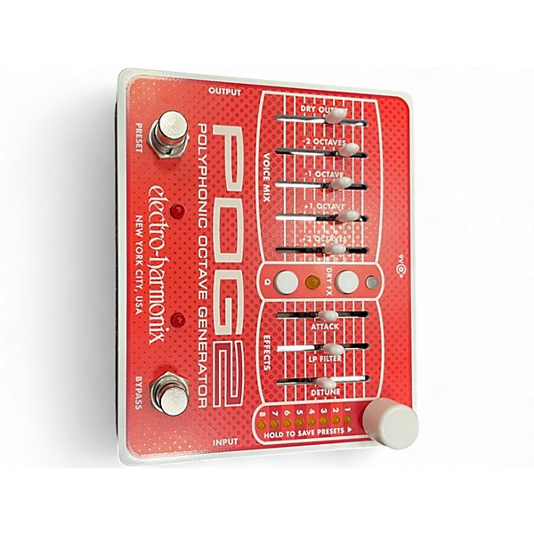 Used Electro-Harmonix Pog2 Polyphonic Octave Generator Effect Pedal