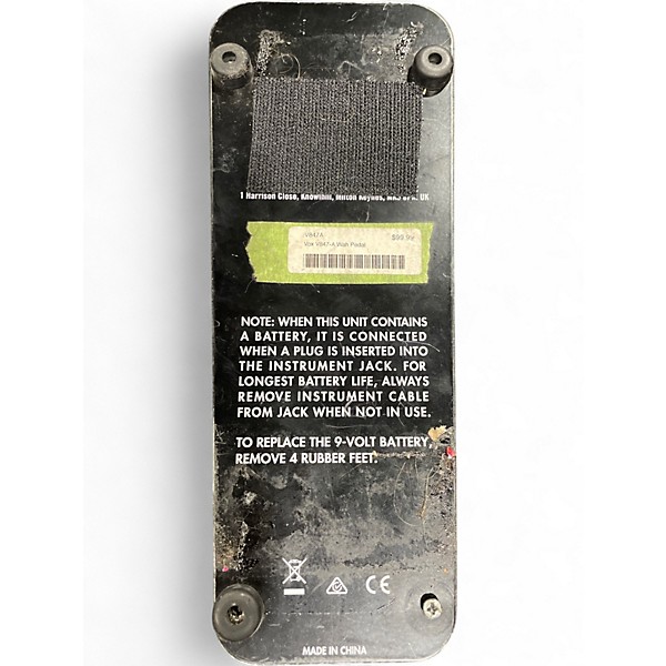 Used VOX V847A Reissue Wah Pedal Effect Pedal