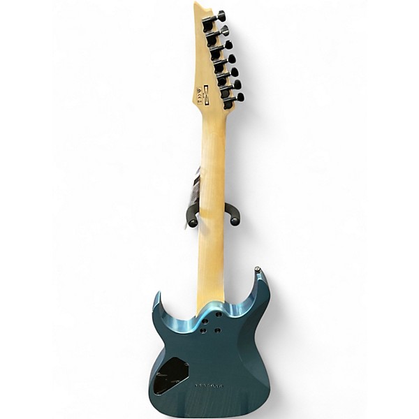Used Ibanez Gio Ax 7 STRING Metallic Blue Solid Body Electric Guitar
