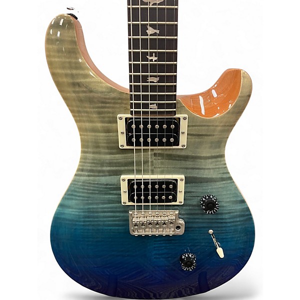 Used PRS SE Custom 24 Blue Fade Solid Body Electric Guitar