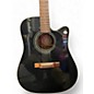 Used Washburn D10CE Black Acoustic Electric Guitar thumbnail