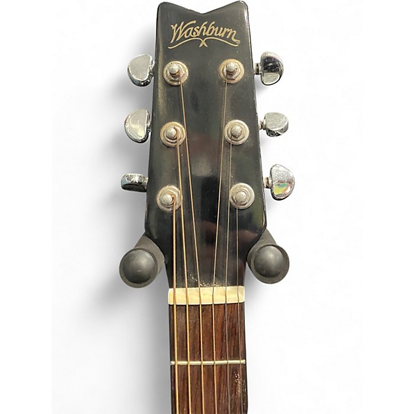 Used Washburn D10CE Black Acoustic Electric Guitar