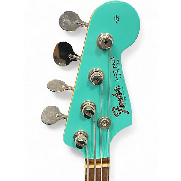 Used Fender American Vintage II 1966 Jazz Bass Seafoam Green Electric Bass Guitar
