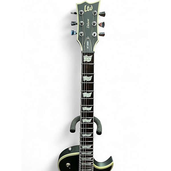 Used ESP LTD EC1000 Deluxe Black Solid Body Electric Guitar