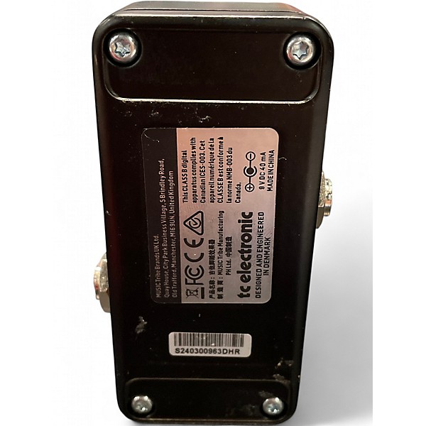 Used TC Electronic Polytune Noir Mini 3 Tuner Tuner Pedal