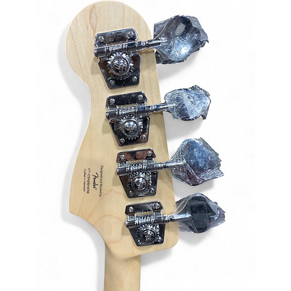 Used Squier Precision Bass Black Electric Bass Guitar