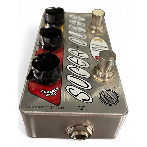 Used ZVEX Vexter Super Duper 2 In 1 Overdrive Effect Pedal