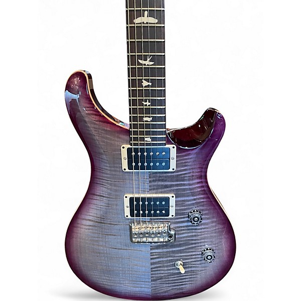 Used 2025 PRS CE24 Faded Gray Black Purple Burst Solid Body Electric Guitar