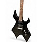 Used B.C. Rich Bronze Series Warlock Black Solid Body Electric Guitar