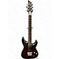 Used Schecter Guitar Research C1 Floyd Rose Platinum Satin Trans Red Solid Body Electric Guitar thumbnail
