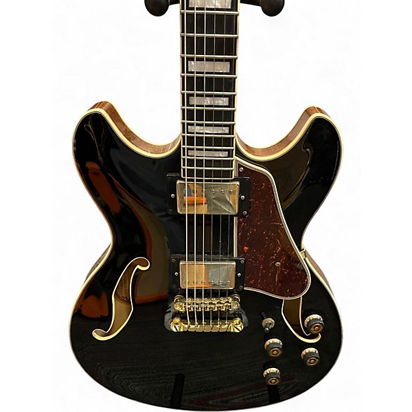 Used Ibanez AS93 Artcore Black Hollow Body Electric Guitar