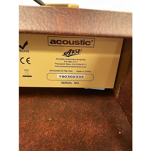 Used Acoustic A15 15W 1x6.5 Acoustic Guitar Combo Amp
