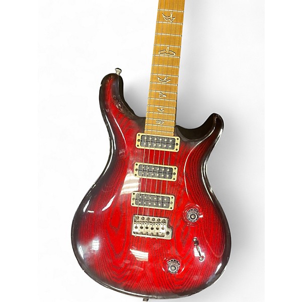 Used PRS 25th Anniversary Swamp Ash Special RED BURST Solid Body Electric Guitar