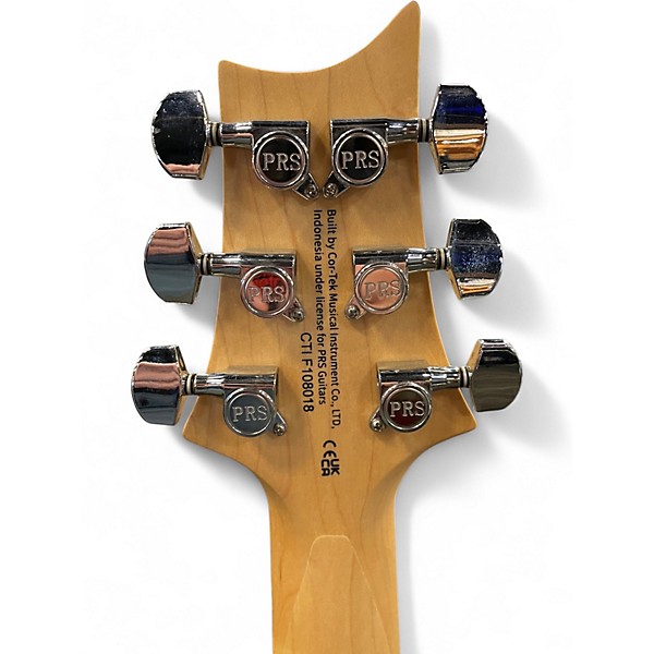 Used PRS SE Custom 22 Amber Solid Body Electric Guitar