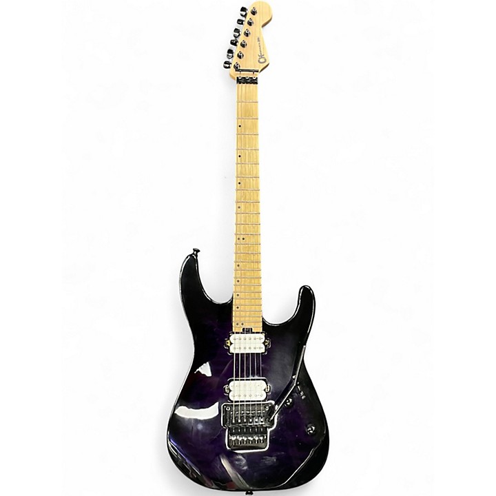 Used Charvel PRO MOD DK24 HH TRANS PURPLE BURST Solid Body
