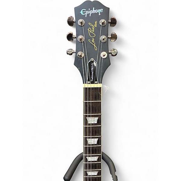 Used Epiphone Les Paul Traditional Pro IV Wine Red Solid Body Electric Guitar