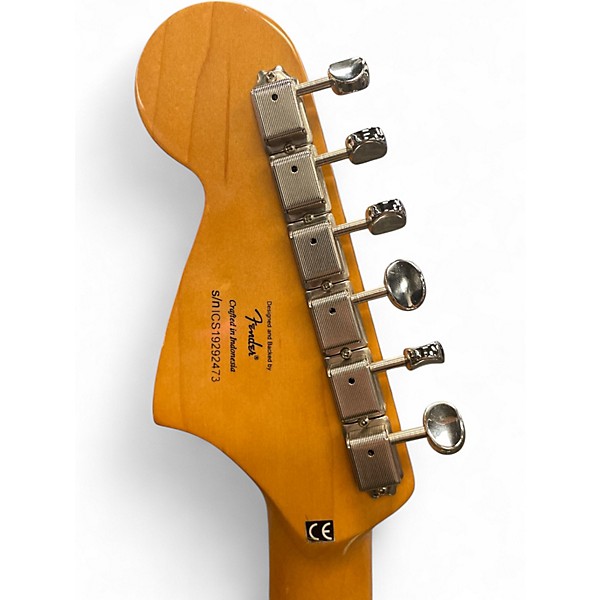 Used Squier CLASSIC VIBE 7OS JAGUAR Surf Green Solid Body Electric Guitar