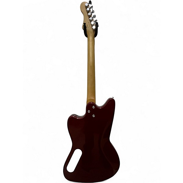 Used Harmony silhouette Burgundy Solid Body Electric Guitar