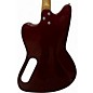 Used Harmony silhouette Burgundy Solid Body Electric Guitar