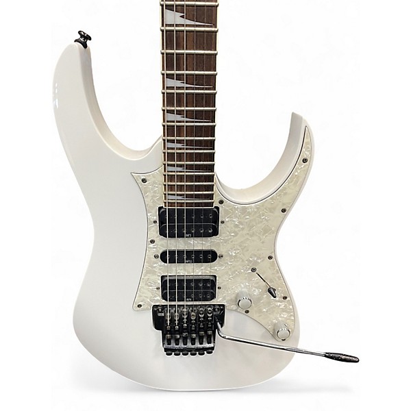 Used Ibanez RG350DX RG Series WHITE Solid Body Electric Guitar