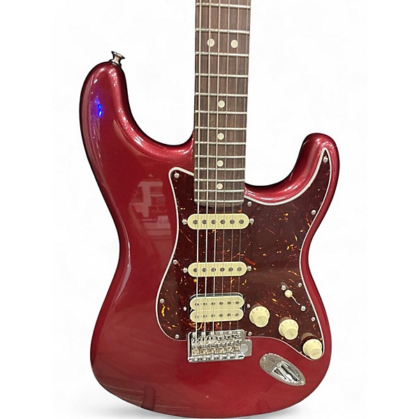 Used Fender American Performer Stratocaster HSS Aubergine Solid Body Electric Guitar