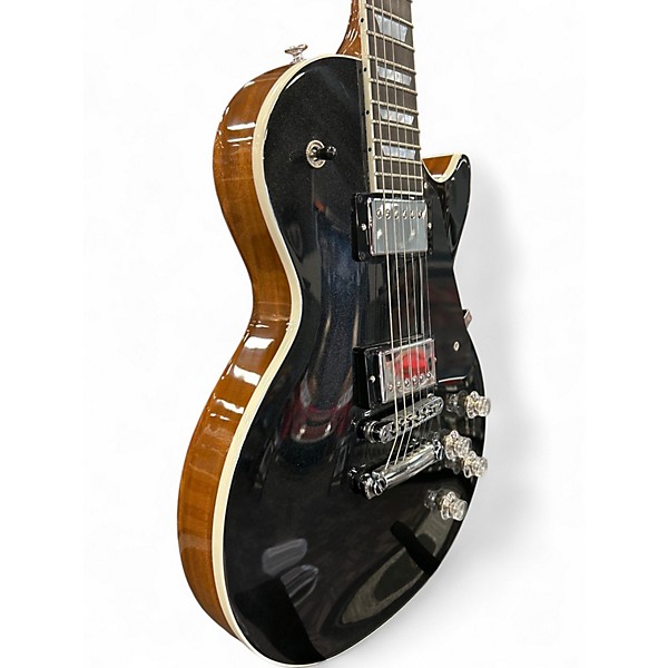 Used Gibson Les Paul Modern Black Sparkle Solid Body Electric Guitar