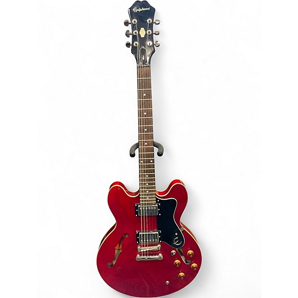 Used 2017 Epiphone Dot Cherry Hollow Body Electric Guitar