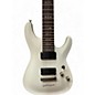 Used Schecter Guitar Research Demon 7 String Arctic White Solid Body Electric Guitar