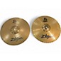 Used Zildjian 14in S Family Mastersound Hi-Hats Pair Cymbal thumbnail
