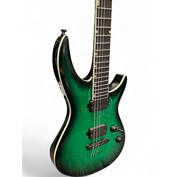 Used ESP LTD H3-1000 Emerald Burst Solid Body Electric Guitar