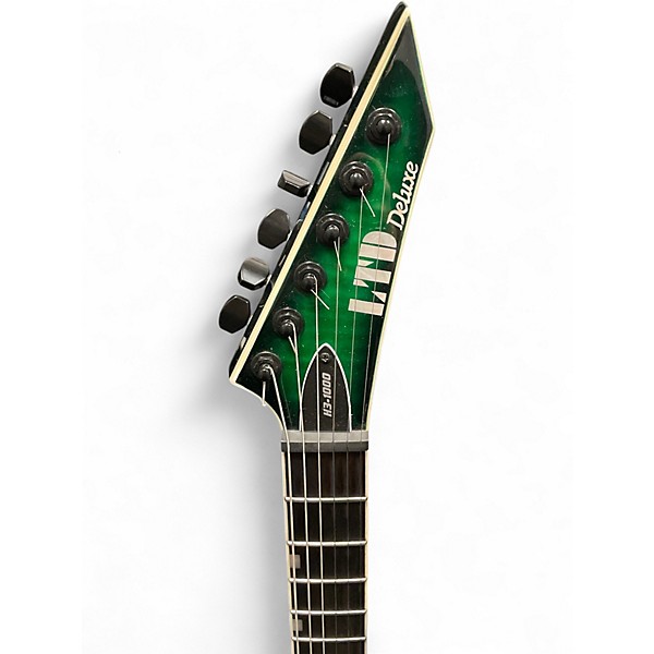 Used ESP LTD H3-1000 Emerald Burst Solid Body Electric Guitar