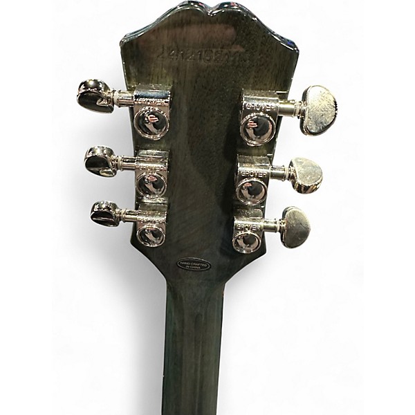 Used Epiphone Les Paul Custom Widow Indigo Solid Body Electric Guitar