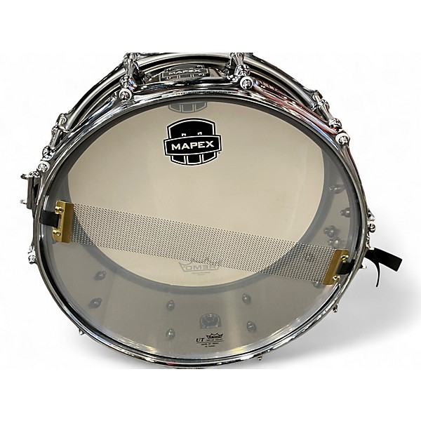 Used Mapex 14X5.5 Tomahawk Armory Snare Chrome Drum