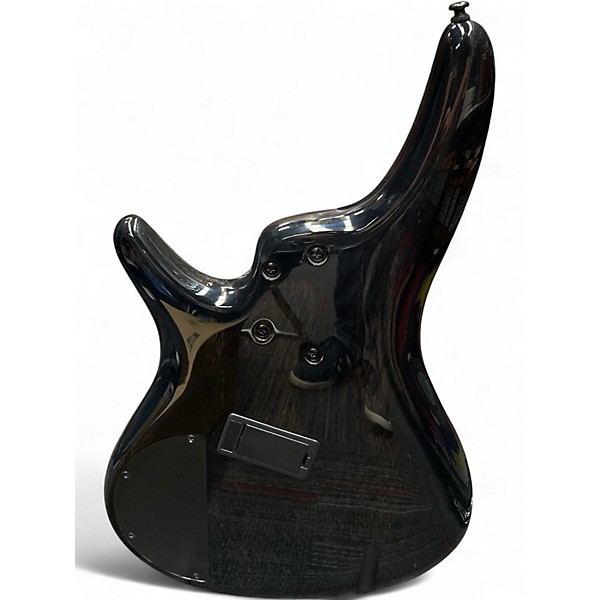 Used Ibanez SRMS805 BURL MAPLE GREY FADE Electric Bass Guitar