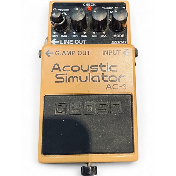 Used BOSS AC3 Acoustic Simulator Effect Pedal