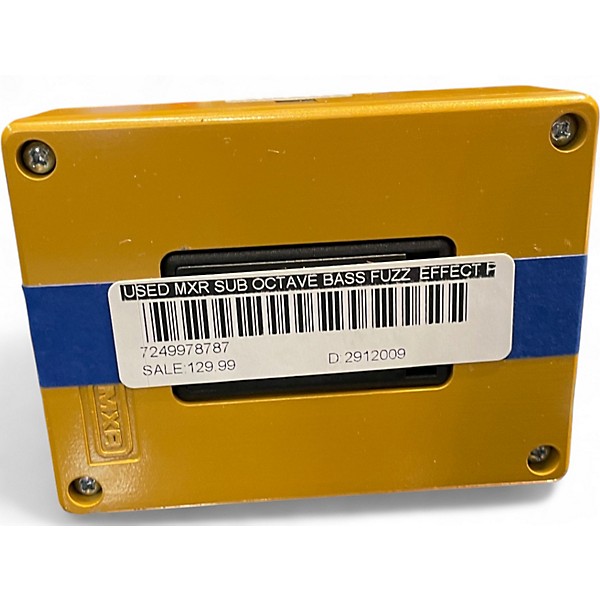 Used MXR SUB OCTAVE BASS FUZZ  Effect Pedal